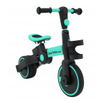 Detská trojkolka Happy bike 3v1 - tyrkysová